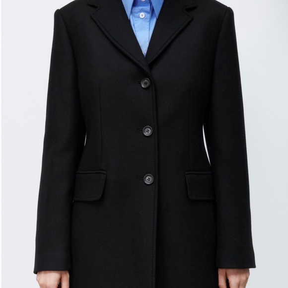 NWOT ZARA LIMITED EDITION menswear style women coat - Picture 2 of 3